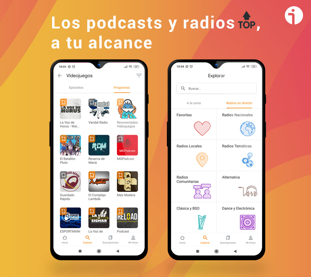 Los mejores podcasts y radios