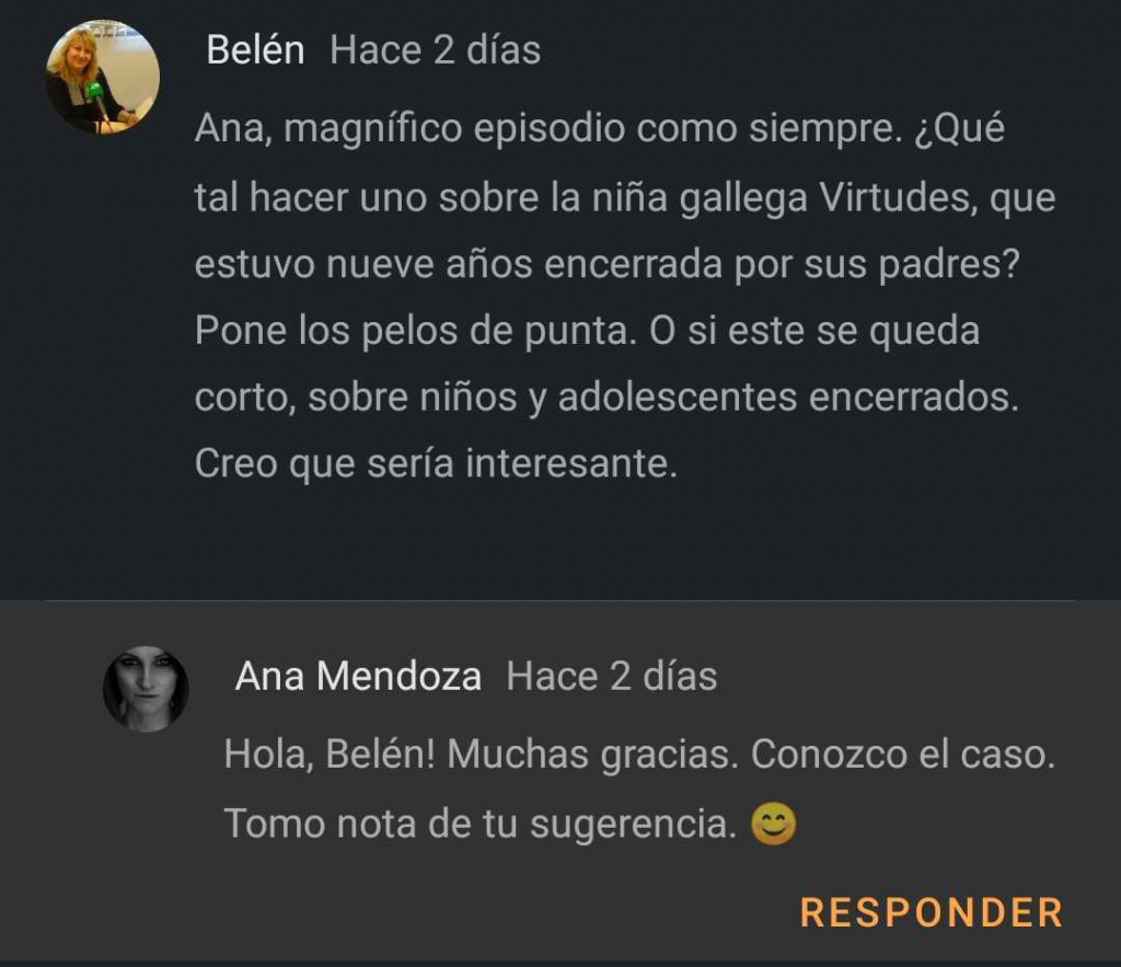 Responde a los comentarios de tus oyentes para generar cercanía.