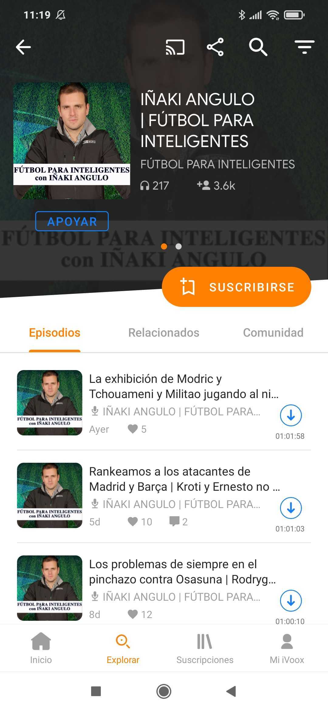 Podcast Iñaki Angulo